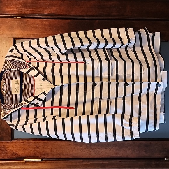 RACHEL Rachel Roy Jackets & Blazers - Adorable Striped Raincoat 🌧